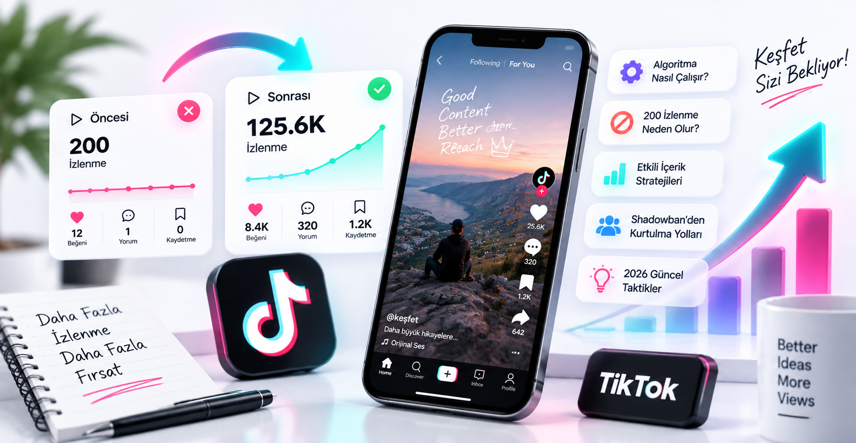 TikTok 200 İzlenme Sorunu Kesin Çözüm: Algoritma Hapishanesinden Kurtulun!