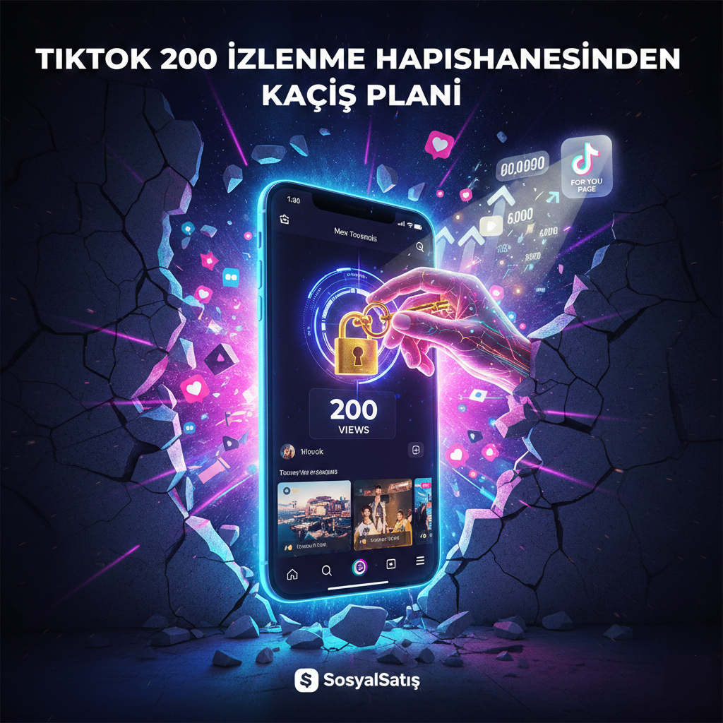 TikTok 200 İzlenme Sorunu Kesin Çözüm: Algoritma Hapishanesinden Kurtulun!